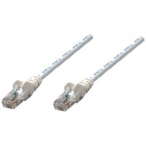 Intellinet 320672 3 Ft White Cat5e Snagless Patch Cable