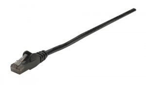 Intellinet 343350 14 Ft Black Cat6 Snagless Patch Cable