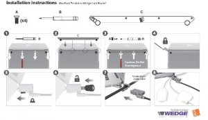 Noble NTZRET0002 Macbook Pro Retina 15 Screw Bracket Lock Kit Provides