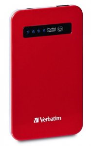 Verbatim 98453 Ultra-slim Power Pack, , Usb, 4200mah, Red, Taa