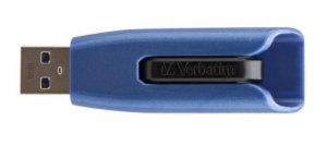 Verbatim 49808 128gb Store 'n' Go V3 Max Usb 3.0 Flash Drive - Blue - 