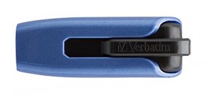 Verbatim 49808 128gb Store 'n' Go V3 Max Usb 3.0 Flash Drive - Blue - 