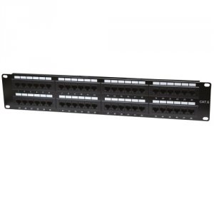 Intellinet 560283 (tm)  Cat-6 Utp Patch Panel, 48 Port, 2u