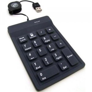 Adesso AKP-218 Akp-218 18-key Keypad - Wired - Usb - Black