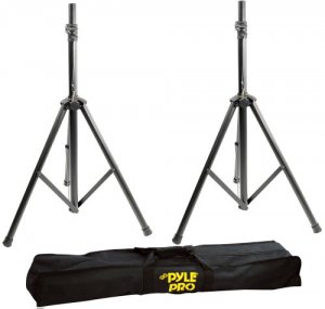 Pyle PSTK103 Pro(r)  Heavy-duty Aluminum Anodizing Dual Speaker Stand 