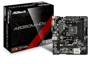 Asrock AB350M Motherboard  Amd Am4 B350 Ddr4 Pci Express Sata Micro At