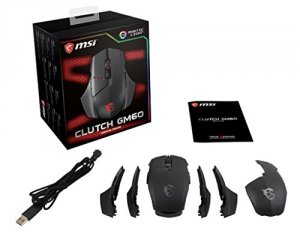 Msi CLUTCH GM60 Mouse Clutch Gm60 Gaming Mouse Pmw 3330 Wired Mode Wit