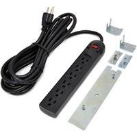 Ergotron 97-711 Power Strip.six Outlets Allow Equipment To Be Plugged 