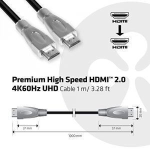 Club CAC-1311 Hdmi2.0 M_m  4k60hz Uhd -1m3.28ft Cable