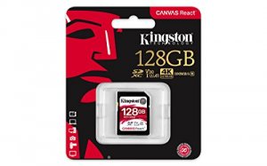 Kingston SDR/128GB 128gb Sdxc Canvas React 100r80w