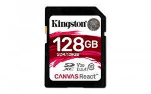 Kingston SDR/128GB 128gb Sdxc Canvas React 100r80w