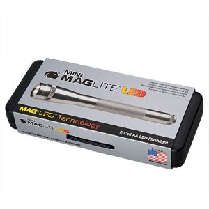 Maglite SP22097 2 Cell Aa Mini  Led Flashlight Gray