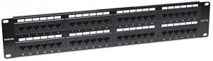 Intellinet 513579 48-port Cat5e Patch Panel For Reliable Network Conne