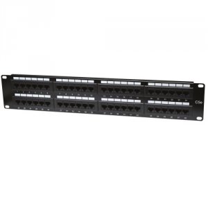 Intellinet 513579 48-port Cat5e Patch Panel For Reliable Network Conne