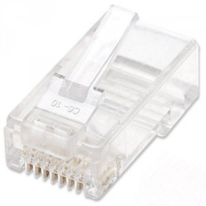 Intellinet 502344 100-piece Cat6 Rj45 Modular Plugs