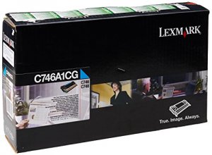 Original Lexmark C746A1CG Toner Cartridge - Laser - Standard Yield - 7