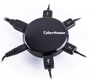 Cyberpower CPH430PB 4 Port Usb 3.0 Hub Black