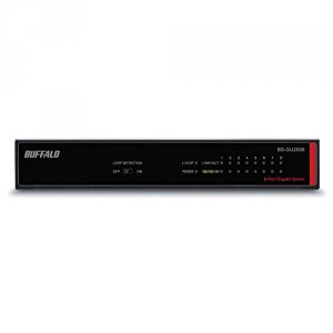 Buffalo BS-GU2008 Gigabit 8port Unmanaged Switch  Metal Chasis