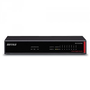 Buffalo BS-GU2008 Gigabit 8port Unmanaged Switch  Metal Chasis