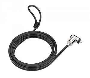 Compu-lock CL15 Universal Slim Security Cable Lock - 6ft Steel Cable