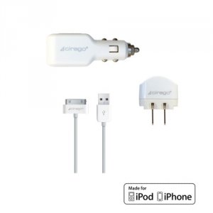 Cirago IPA3000 Usb Charger Kit 1a  For Ipod Iphone Ipad