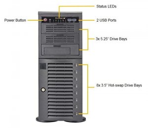 Supermicro SYS-7049A-T System Sys-7049a-t 4u Intel Xeon Scalable 8 Hot