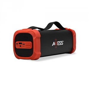 Axess SPBT1073RD Indooroutdoor Bluetooth Media Speaker 3.5mm Line-in J