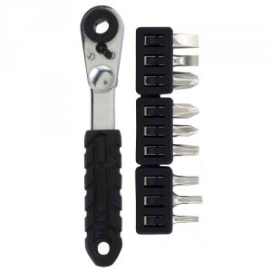 Greatneck 51063 Great Neck  Mini Ratchet And Bit Set 10-piece