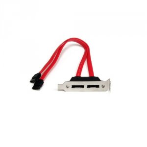 Startech LB6278 .com 2 Port Low Profile Sata To Esata Plate Adapter - 