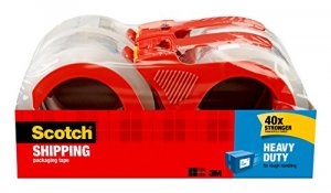 3m MMM 38504RD Scotch Heavy-duty Shippingpackaging Tape - 54.60 Yd Len