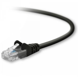 Belkin TAA791-20-BLK-S Cat.5e Utp Patch Cable - Rj-45 Male Network - R