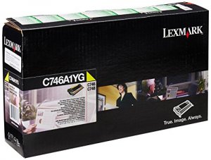 Original Lexmark C746A1YG Toner Cartridge - Laser - Standard Yield - 7