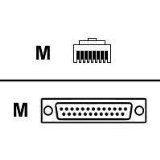 Lantronix ACC-200.2066A Accs Adap Rj45fdb25m Cross Dce