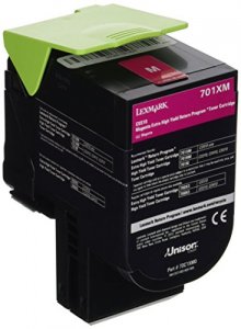 Original Lexmark 70C1XM0 Unison 701xm Toner Cartridge - Laser - Extra 