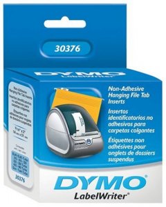 Dymo 30376 Pendaflex White Hanging File Tab Inserts (15th Cut) 916 X 2