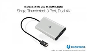 Iogear GTC3DHD Thunderbolt 3 To Dual 4k Hdmi Adapter