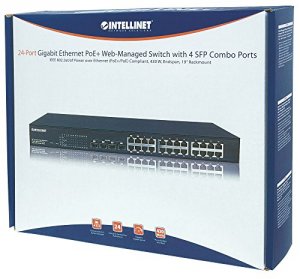 Intellinet 561372 Poe Power Budget Of 430 Watts ,supports Snmp Managem