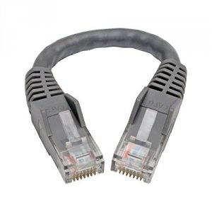 Tripp N201-06N-GY Cat6 Gbe Snagless Molded Patch Cable Utp Gray Rj45 M