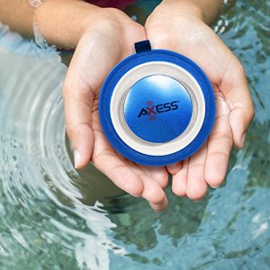 Axess SPBW1048RG Water Resist. Bluetooth Speaker Built In Rechargeable