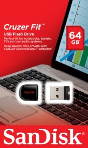 Western TX3503 Sandisk Cruzer Fit Usb Flash Drive - 64 Gb - Usb 2.0 - 