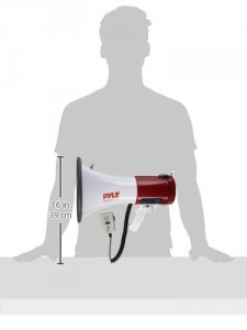 Pyle PMP57LIA Pro Megaphone With Siren Talk Usb Sd Card