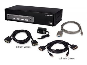 Connectpro YE0530 Udd-14a-plus-kit Kvm Switchbox - 4 Computer(s) - 1 L