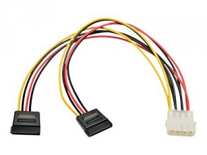 Tripp P946-12N-2P15 12in Serial Ata Sata Dual Power Adapter Cable Lp4 