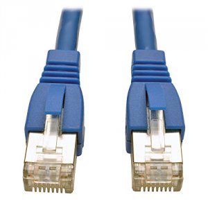 Tripp N262-001-BL 1ft Augmented Cat6 Cat6a Shielded 10g Patch Cable Rj