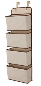 Delta SS2008WM-250 4 Pocket Hanging Organizer      Beige