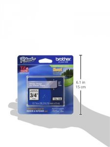 Brother TZE-145 18mm (0.7) White On Clear Tape For P-touch 8m (26.2 Ft