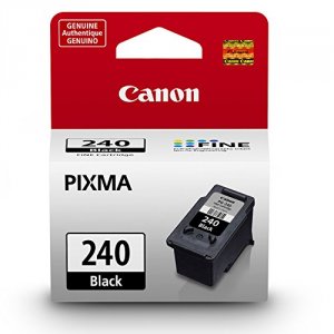 Original Canon PG240 Pg-240 Ink Cartridge - Pigment Black - Inkjet - 1