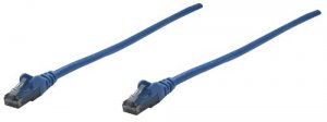 Intellinet 342605 10 Ft Blue Cat6 Snagless Patch Cable