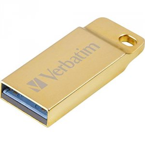 Verbatim 99106 64gb Metal Executive Usb 3.0 Flash Drive - Gold - 64 Gb