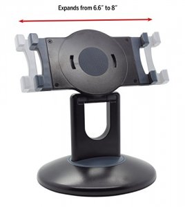 Kantek TS710 7-10 Tablet Stand - Horizontal, Vertical - 7.5 X 7.5 X 2.